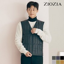 지오지아(ZIOZIA) [지오지아] 브이넥 경량 구스 패딩 베스트 (ABA4VP1102)