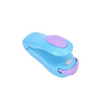 업소용 컵 씰링기계Mini Bag Sealer Portable Heat Sealing Machine Food Clip Snack Candy Package Manual, 03 파란