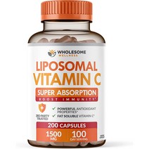 홀섬웰니스 리포조말 비타민C 1500mg 200캡슐, 1개
