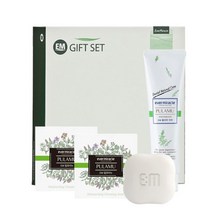 [이엠코라존] 풀라무EM세트1-2 (발효비누2 치약1) 명절 기념일 모임행사 답례품, 1세트