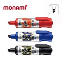 모나미/매직캡 1타12입/사각닙 병매직 캡매직, 청색, 1타12입