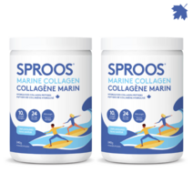 SPROOS 마린 콜라겐 240g 저분자 피쉬콜라겐 펩타이드 분말 캐나다직구, 2개