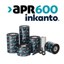 APR600 134mmx600M 1롤 알모르 잉칸토 ARMOR inkanto 니어엣지왁스레진리본 도시바고속프린터 바코드리본