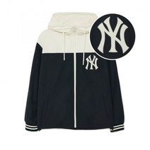 MLB 바시티 블럭 바람막이 NY (Black)