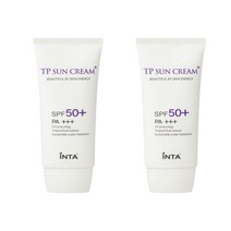 TP선크림 리뉴얼1+1 인타 티피 TP 선크림 60ml(SPF50+ PA+++), 2개, 60ml