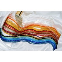 크리스탈비즈 비즈공예재료 6mm론델컷비즈, 6mm, KH-17