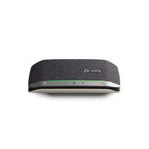 Poly Sync 20 USB-A 개인용 휴대용 스마트 스피커폰 (Plantronics) - 포함된 케이블을 통해 블루투스 PC Mac을 모바일에 연결 소음 에코 감소 팀즈 줌과, Black