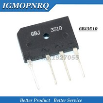 5개 KBJ3510 GBJ3510 J3510 35A 1000V 브리지 정류기 플랫