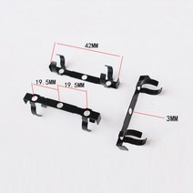 합성 데크 목재 합판 원목 방부목4Pcs 금속 피기 백 마운트 오프로드 레이싱 쇼크 마운팅 베이스 클립 1/1, 한개옵션0