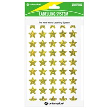 유니온플러스 unionplus 별스티커홀로그램(315-2/금색) UL-315-2GD 13x14mm 1개