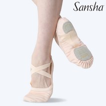 312E 산샤 수입 성인 무용 연습 천 발레 슈즈, 312E pink 8M(240mm)