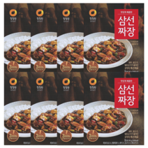 청정원 3분요리 짜장 삼선짜장 180g, 8개