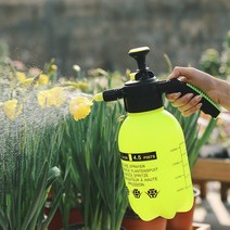 자동 압축분무기 물뿌리개 원예 화분 고압분사기 옐로우 2LA, 2L 옐로우, 1개