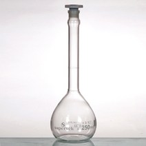 둥근 유리 플라스크 VOLUMETRIC FLASK PP STOPPER [44.402.0005], 1ml