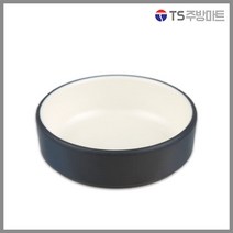 돌산멜라민 체크투톤(블랙앤화이트) 특구프 (스트레이트원형찬기) (업소용그릇 멜라민그릇 예쁜그릇 식당접시 멜라민볼 멜라민찬기 검정색그릇), DS-7978 (4.5