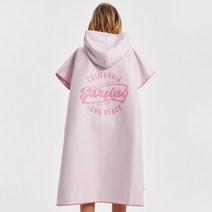 서핑슈트 방풍자켓 스쿠버 프리 다이빙 스쿠퍼 후드, 핑크 캘리포니아 라지