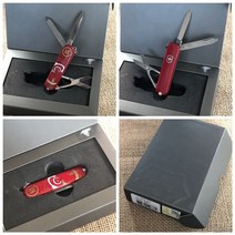 맥가이버 칼 멀티툴 캠핑용 칼 MacGyver knife 샘플 클리어런스 Swiss Army Knife 58mm Mini Hero Happy Pai Model Caller, 샘플-58mm 트럼펫