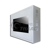 CCTV 24인치 모니터 벽부형 함체 TD-R2400 일체 노출형 평면 렉 시건장치 녹화기 보호장비