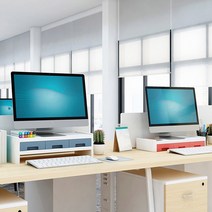 니하오구매대행 모니터 받침대 서랍형 4종, 1단레드