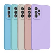 카메라쉴드 컬러 슬림 젤리 실리콘 케이스 삼성 갤럭시 S22 S22플러스 S22울트라