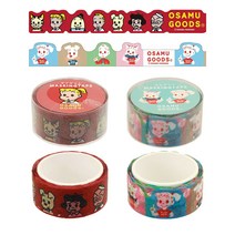 일본 수입 오사무굿즈 다이컷 마스킹 테이프, 레트로