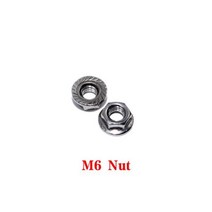 1-4pcs EVE 280AH 310Ah 320Ah M6 구리 버스 바 커넥터 배터리 M6 나사 커넥터 배터리 LiFePO4 CATL 3.2V Lifepo4 배터리, 1pcs-M6 nut