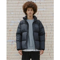 21FW [Online Excluive] NEW YORK 로고프린트 덕다운점퍼 블랙 JMJU1D901BK
