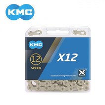 KMC X12 12단 자전거 체인 링크포함 시마노 스램호환 대만산, 1개