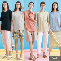 NNF 여성 샤이니 메탈 티블라우스 5종 택1