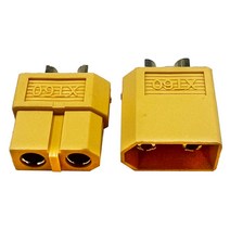 XT60 커넥터 암/수 DC잭 드론 RC카 배터리, XT-60 숫