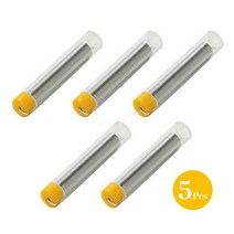 나전선 유연납 봉납 바납 인두납 실납 5Pcs 1.0mm 4060 주석수지 플럭스 로진 코어 솔더 용접 납땜 와이어 및 펜 튜브 디스펜서 주석 납 도구, 한개옵션0