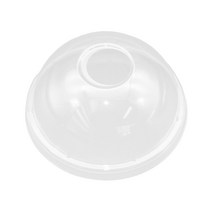 이솔산업 생분해성 옥수수 친환경 PLA 아이스컵 뚜껑 돔형리드 92.5파이 공용 1000개 1박스, 1개, 돔형