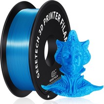 휴비나인 3d펜잉크 GEEETECH 3d 실크 PLA 필라멘트 3D 프린터 소재 안전 진공 포장 특수 색상 버블 프리 용 1kg175mm 스풀 와이어, Silk sky blue+영국