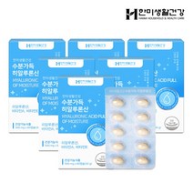 [한미생활건강] 수분가득 피부건강 보습 히알루론산 500mg 60캡슐 6박스 (6개월), 상세 설명 참조, 상세 설명 참조
