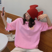 베러댓걸 스트릿걸 프린팅 박시 반팔티
