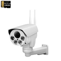 열화상카메라 적외선카메라 적외선 무선 보안 IP 와이파이 PTZ 자동 줌 SD 카드 사람 감지 IR Sonyimx335 HD 3G 4G SIM, 없음, 45.5MP-4G(B)-128GB - AU 플러그-배