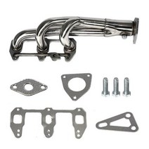 배기 매니 폴드 헤더 세트 13bmsp13l Renesis 로터리 wankle 엔진 20042011 Mazda RX8 RX8 스테인레스 스틸, silver