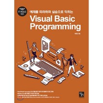 예제를 따라하며 실습으로 익히는 Visual Basic Programming, 북스홀릭퍼블리싱, 9791162890332, 이영교 저