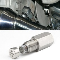배기 가스 산소 센서 스테인레스 스틸 m18x1.5 람다 o2 익스텐더 스페이서 decat 수소 람다 o2 익스텐더 스페이서 수정 체크 엔진, 없음