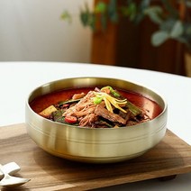 고급 이중 국밥그릇 티타늄 한정식 탕기, 3호(18cm), 2개