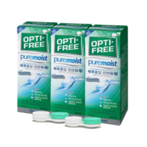 옵티프리 퓨어모이스트 렌즈세정액 420ml x 3p + 렌즈케이스 2p, 5세트