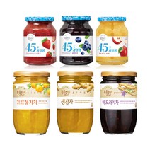 복음자리 45도과일잼350g 맛있는건강 과일잼 과실차(딸기 생강 블루베리 유자 모과 외), 45도딸기잼350g 생강차470g