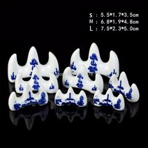붓걸이 붓거치대 서예1Pcs 중국 브러시 캘리그라피 펜 랙 도자기 다기능 잉크 홀더 접시 비즈니스 선물 스, 1L
