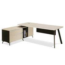 [퍼니럭스] 레이첼 303 모던중역 사이드 책상세트-파스텔좌형, 단품