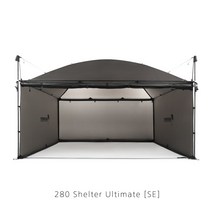 백컨트리 280쉘터 얼티메이트(SE)/백패킹 쉘트/캠핑 리빙쉘/주방 쉘터/6~8인용 쉘터/가족 텐트, 1. 280쉘터 얼티메이트 SE (차콜블랙)
