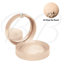 BOURJOIS 리틀 라운드 팟 크림 투 파우더 롱래스팅 아이 섀도우 모든 색상, 03 피치 스킨