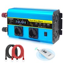 LVYUAN 순수정현파 인버터 블루 파워 220V 차량용 2000W&8000W, 12V, 4000W