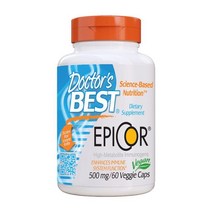 Doctors Best 닥터스 베스트 에피코르 하이 메타볼라이트 이뮤전 500 mg 60 베지 캡슐