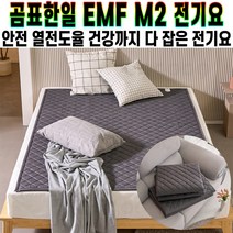 곰표한일 EMF M2 탄소 전기요 진그레이 캠핑용 여행용 알러지케어 침대 온열 전자파 안심 경량 전기 장판 추천 후기 [로코스샵 홈쇼핑], [로코스샵]M.2.탄.소.전.기.요_더블