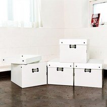 모던라이프 국산 다용도 정리함 종이 수납박스 플라스틱 리빙박스 옷 수납정리함, 1개, 뉴 탄탄정리함 2P